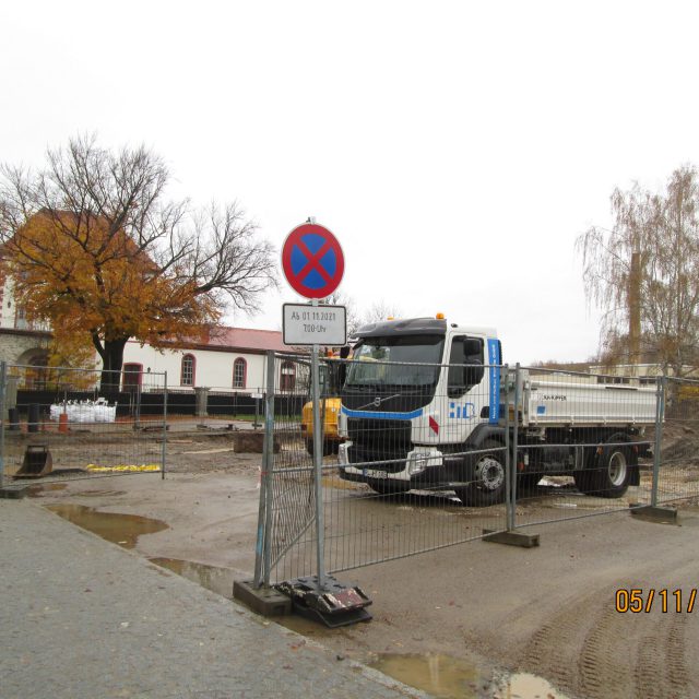 Neubau Parkplatz am Schloss in Penig