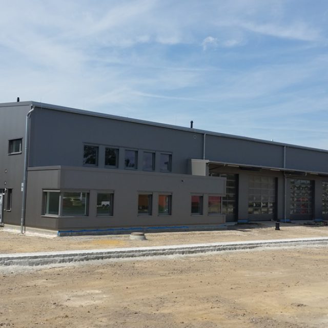 Neubau Busbetriebshof in Burgstädt // 28.07. 2016 –02.06.2017