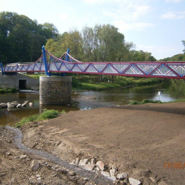 Teilersatzneubau der Brücke über die Pleiße in Werdau // Mai 2016 – April 2017