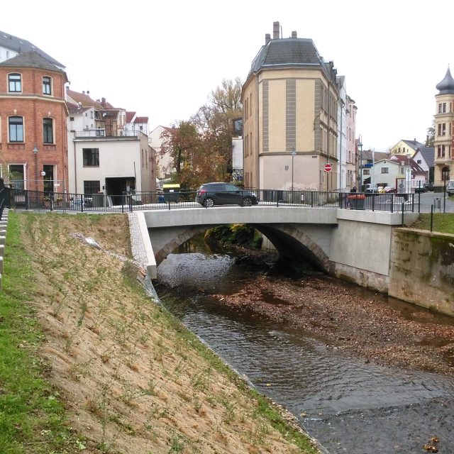 Brücke Poststraße in Werdau // März 2016 – August 2017